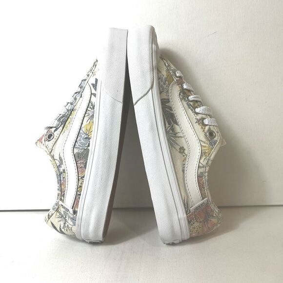 Vans UltraCush Skate Canvas Shoes Floral Glitter Shoelace Womens 5.5 Sneaker New - Picture 6 of 11